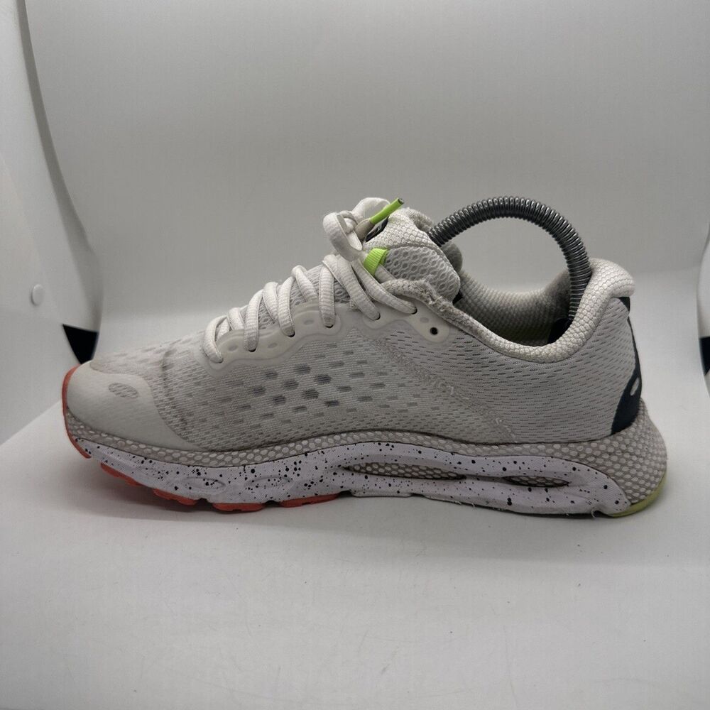 Under Armour Size 9.5 Hover Infinite 3 Running Shoes SNEAKERS 3025217-109 White - Picture 4 of 13